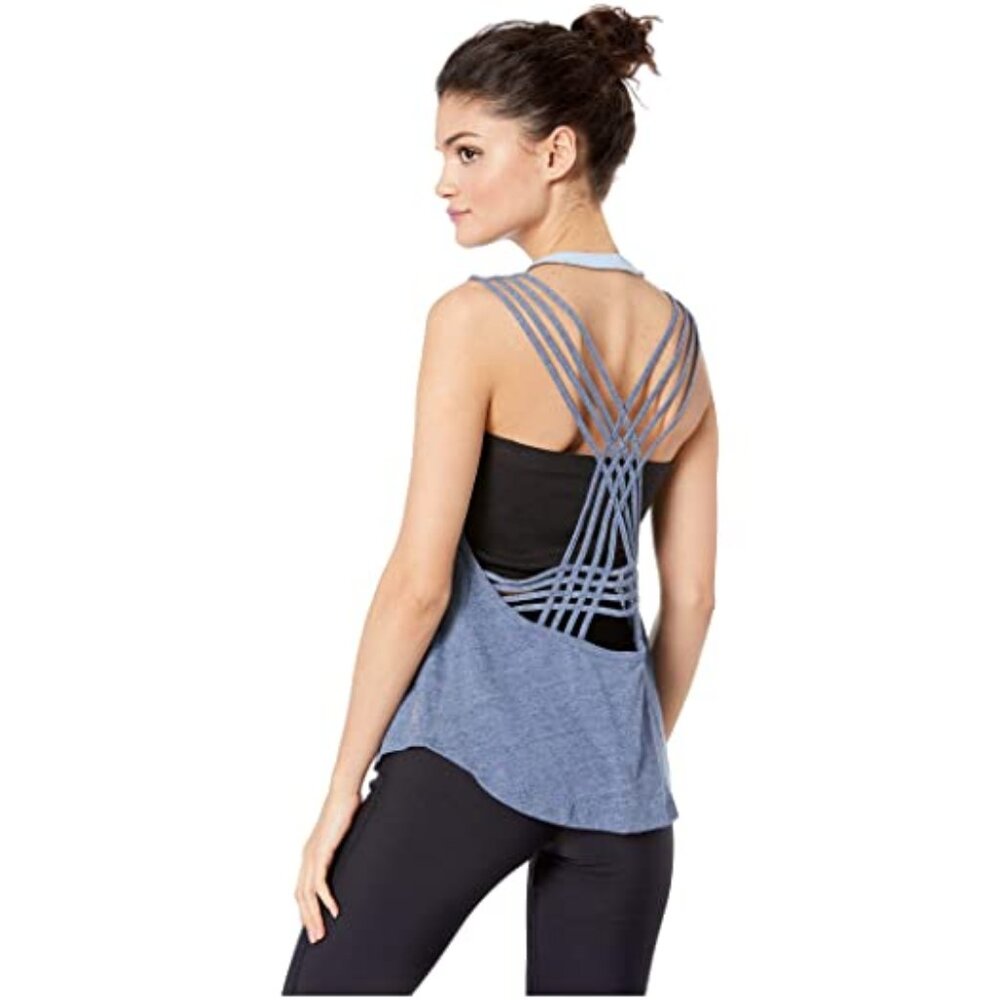NWT Free People Strappy Valentine Tank - Blue - Size S/M